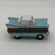 Midwest Cannon Falls Blue Car Shaped Hinged Trinket Box  picture