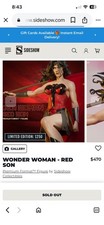 Red Son Wonder Woman- Sideshow Premium Format Statue New Sealed picture