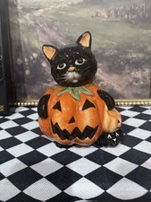 Blue Sky Clayworks Cat Inside Pumpkin Costume Vintage Viral TikTok NEW picture