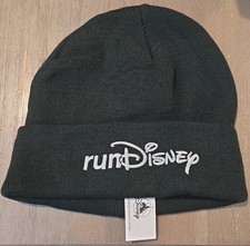 NWT  2026 RunDisney Black Beanie Hat picture