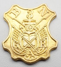 Civil War 3rd BN GAR Grand Army Of The Republic Badge FIRST TYPE 1865-69 - RARE picture