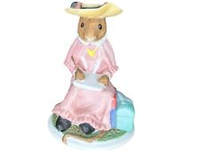 Vintage “Amelia” Woodhouse Family Mouse, Franklin Mint 1985, Anthropomorphic picture