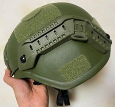 Uhmw-Pe Ballistic IIIA Bullet Proof Helmet Size L Green Mich High Quality picture