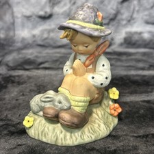 Vintage 1997 Goebel Berta Hummel Figurine Nature's Prayer BH 55  3