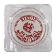 Vintage Marketing Ashtray Hensel's Red Rooster Restaurant Eu Gallie Florida FL picture