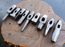 9PC STARTER HAMMER LOT FORGING VINTAGE IRON OLD BLADESMITH BLACKSMITH ANVIL TOOL picture