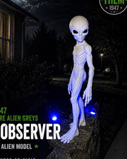 THEM 1947 The Observer 3 Foot Alien Model - Science Fiction & Horror picture