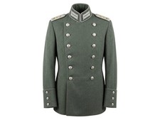 WWI German Officer Wool Tunic Jacket – Feldgrau Military Uniform Coat Reproducti picture