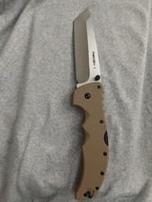 Cold Steel Recon 1 Coyote Tan CTS*HXP tanto Steel Grn Handle Plain Edge picture