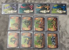 Fleer TMNT Teenage Mutant Ninja Turtles Mutant Ooze & Ninja Masks Complete Sets picture