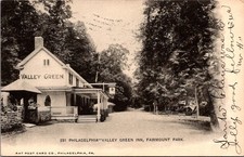 Valley Green Inn Fairmount Park Philadelphia PA Vintage Postcard 5P21-1 picture