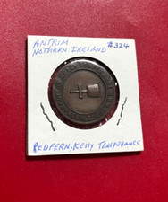 REDFERN KELLY TEMPERANCE NORTHERN IRELAND MASONIC TOKEN #324 picture