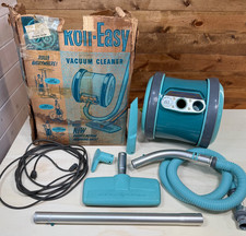 Rare GE Roll Easy with Original Box Vintage Vacuum Cleaner Mid Century Model R1 picture