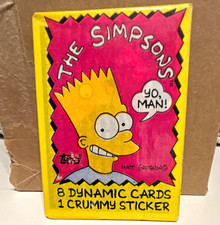1990 TOPPS THE SIMPSONS - STICKER I'M BART SIMPSON, WHO THE HELL ARE YOU? picture