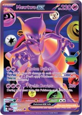 Pokémon 30th anniversary Mewtwo ex 157/128 SIR Rare Holo English - Pack fresh picture