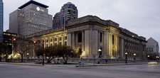 Photo:Indianapolis Indiana 2009 Birch Bayh Federal Building Night View picture