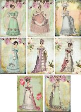 8 JANE AUSTEN REGENCY STATIONERY WITH IVORY ENVELOPES picture