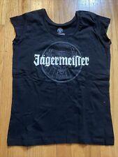 Women's Jagermeister TShirt Black Graphic Jager Logo Tee Top picture