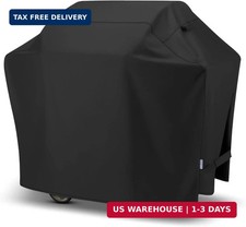 SunPatio 55 Inch Grill Cover for Outdoor Grill Heavy Duty Waterproof, Black picture