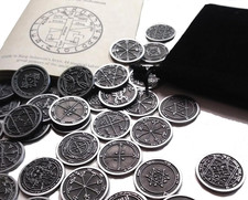 King Solomon'S Metal Coin Set 44 Occult Seals from the Key of Solomon picture