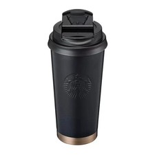 Starbucks Korea 2024 SS Black Matte Elma Tumbler 473ml  NEW Black picture