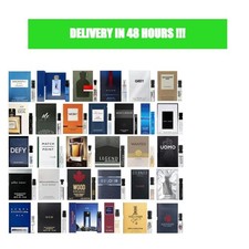 Men's Designer Cologne Sampler Set 10 Sample Vials Travel Fragrance Lot picture