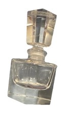 VGT COORS Brewing Faceted PERFUME BOTTLE CRYSTAL Empty Stopper picture