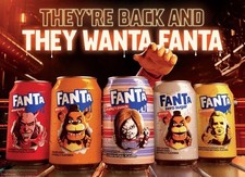 Horror Fanta 2025 Set Of 5 Cans Chucky, Grabber, Freddy Fazbear, Micheal Myers picture