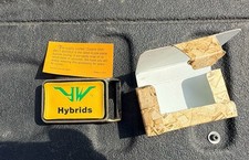 Vintage JW Hybrids Seed Corn Advertising Belt Buckle – NOS With Box & Card picture
