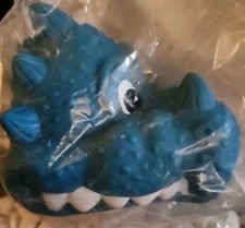 Vintage 1992 Heinz Ore-Ida Blue Dino-Pour Dinosaur Ketchup Topper New In Pack picture
