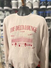 Official Delta Air Lines Lounge SXSW 2024 Crewneck Sweatshirt Size XXL Beige&Red picture