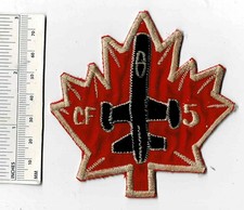 1970s CF-5 CANADAIR Royal Canadian Air Force Fighter Bomber Jet Shoulder Patch picture