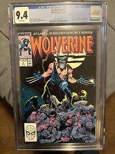 Wolverine #1 CGC 9.4 White Pages (Marvel 1988) 1st App of Wolverine as Patch picture
