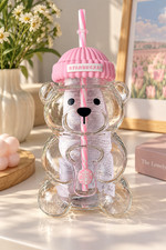 2026 NEW Starbucks Bear Bearista Cup All Pink with Straw New with Tags picture
