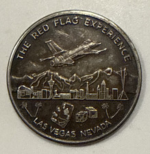 414th Combat Training Squadron Red Flag Nellis AFB Air Force Challenge Coin, 28g picture