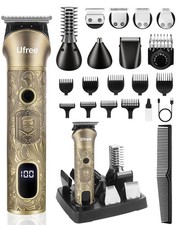 Beard Trimmer & Shaver Kit, Cordless 7-in-1 Grooming Set, Gift for Men picture