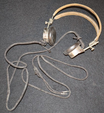 WWI US Army Navy Radio Headset 'Western Electric 509W' Pat. 1918, Field & Sea picture