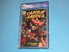 CAPTAIN AMERICA #112 CGC 9.2 1969 WHITE PAGES RED SKULL BATROC ZEMO SUB-MARINER picture