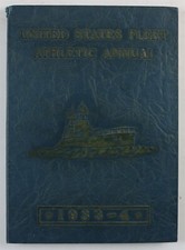 United States Fleet Athletic Annual 1933 1934 Pre WWII Navy Sports History Book picture