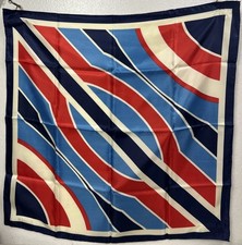 Vintage 1970s Pan Am Stewardess Scarf Celebritees Desco Japan Flight Attendant  picture