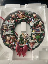 Danbury Mint Betty Boop 2007 Christmas 3-D Wreath NEW IN BOX picture