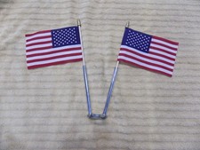 BICYCLE PARADE FLAG HOLDER TWO FLAGS MOUNTS UNDER THE HEAD SET TOP NUT 13.5