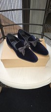 Christian Louboutin Mens 9.5 Velvet Bow Tie Shoes picture