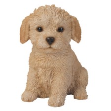 LABRADOODLE PUPPY Unique RARE REALISTIC Precious Figurine NEW In The BOX ❤️m9 picture