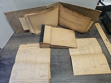  1953 To 1959 Work History Receipts Book  TOLEDO OHIO.  RARE.  picture