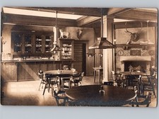 c1910 Pre Prohibition Saloon Interior View Bar Cigars Taxidermy RPPC Real Photo picture