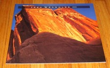 Original 2001 Jeep Wrangler Deluxe Sales Brochure Catalog SE Sport Sahara picture