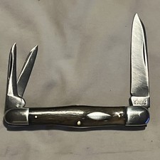 Case Tested XX Split Back 3 Blade Whittler, 1920-1940, Stag Handles Ultra Rare picture