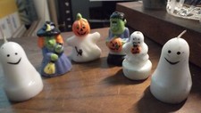 Vintage Halloween Candle Collection - Lot of 6 Candles total.. picture
