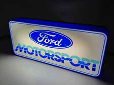 Retro Ford Motorsport 9-inch Light Box LED Sign 3D Printed Wall Decor Man Cave picture